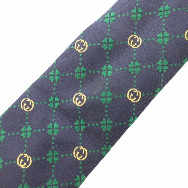 【蜂　シェリーライン】294グッチ　gucci ネクタイ　インターロッキング グッチ メンズ 小物ビー（ハチ） エンブロイダリー シルク タイ