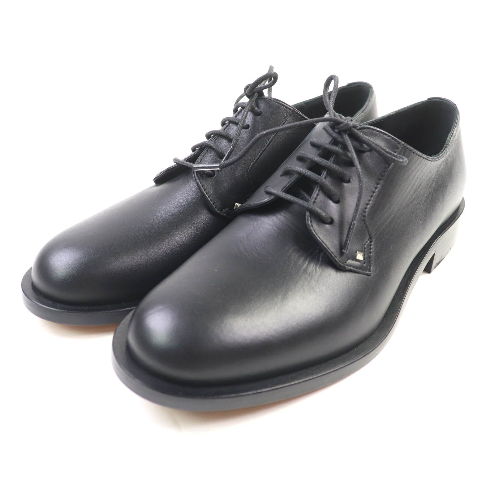 VALENTINO ガラヴァーニ スタッズ フラットシューズ　38 美品 Valentino Garavani M-Way ロックスタッズ ダービーシューズ