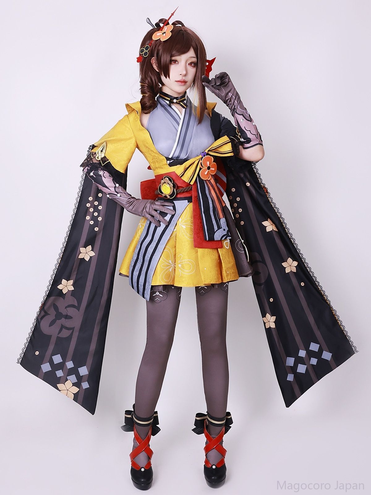 コスプレ衣装原神千織和風アニメゲーム女性用稲妻城コスチューム