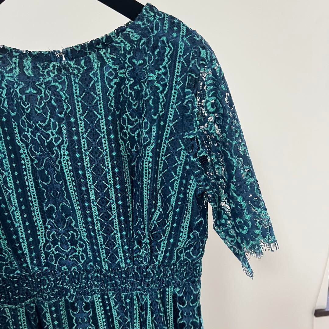 極美品】大きいサイズ プールヴー パーティー レース刺繍 オケージョン