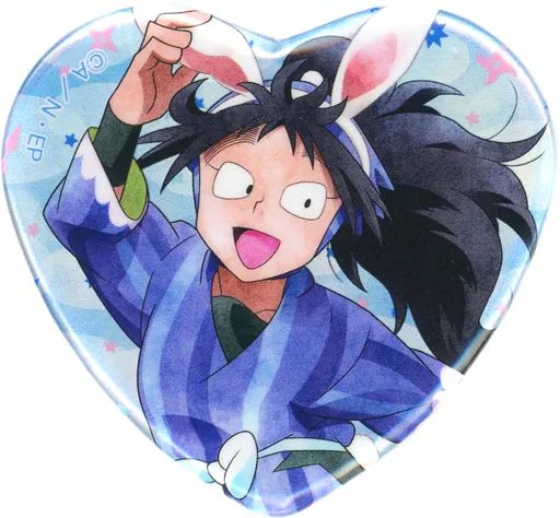 忍たま乱太郎 久々知兵助 ハート缶バッジ ナンジャタウン 忍たま乱太郎