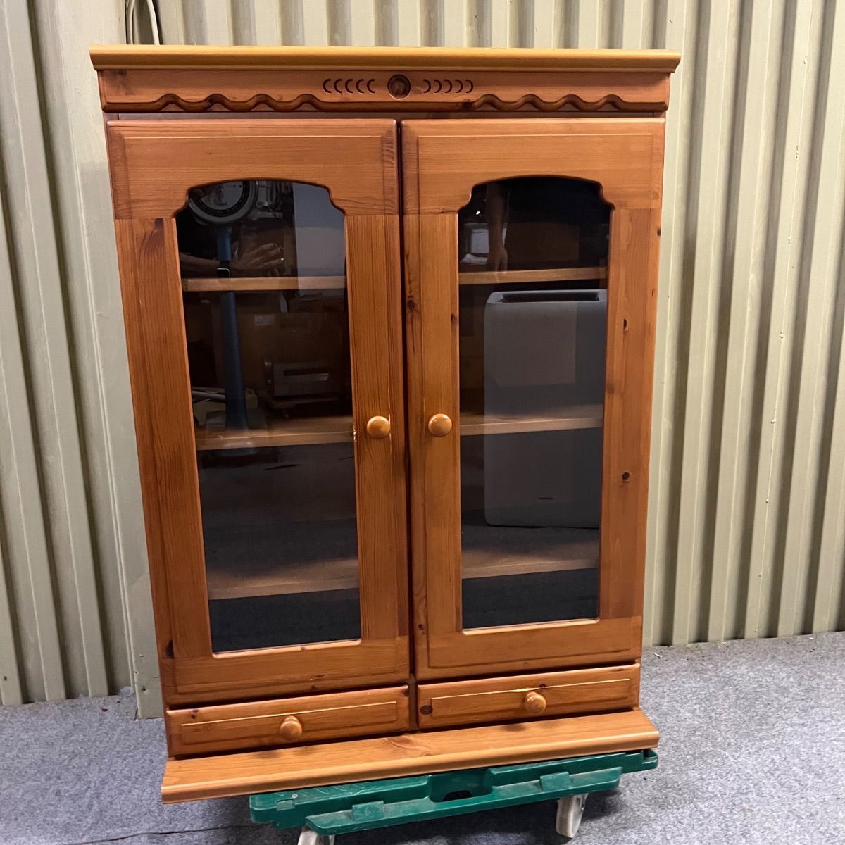 未使用 TAIYO オープンシェルフ・ラック テレビボート グリーン テレビ