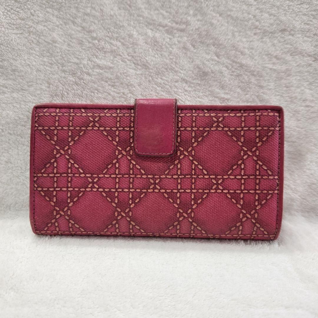 Christian Dior】ハイブランド☆財布☆ピンク☆ロゴ金具
