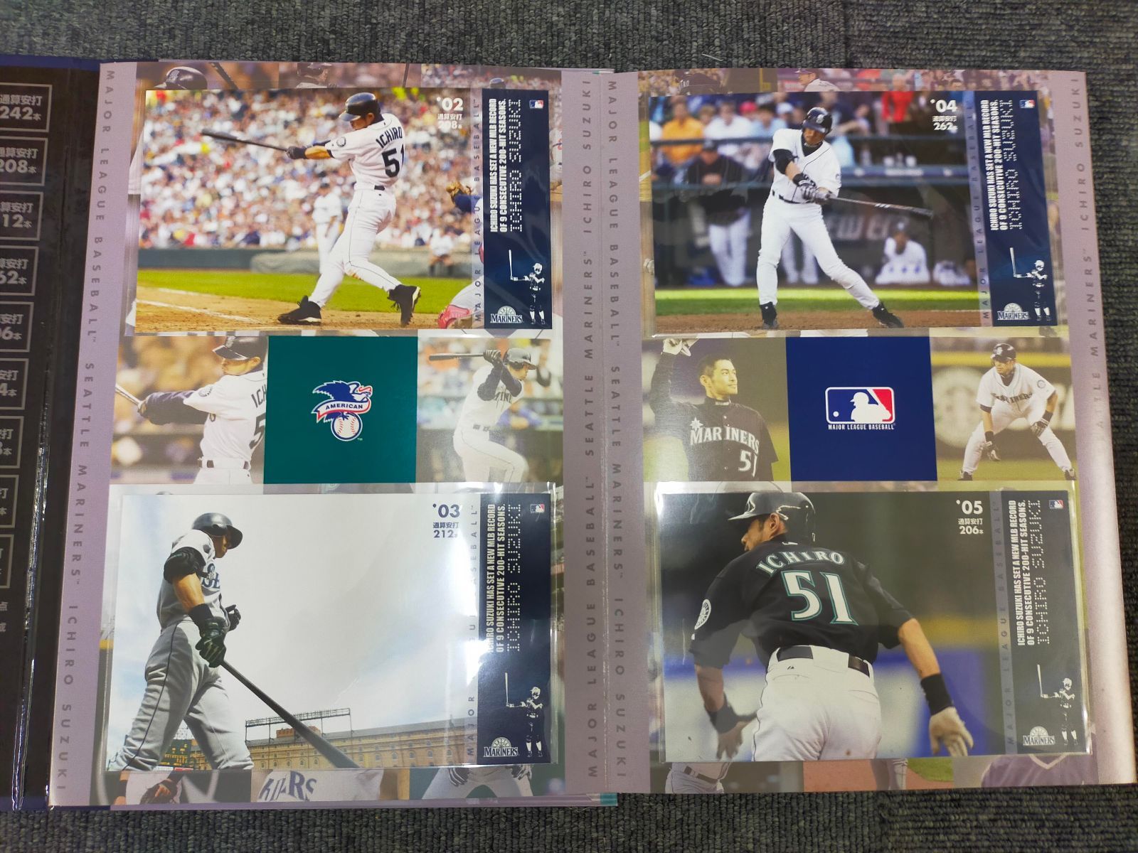 E10-20251016-01【未使用】イチロー 200本安打9年連続記念 フレーム