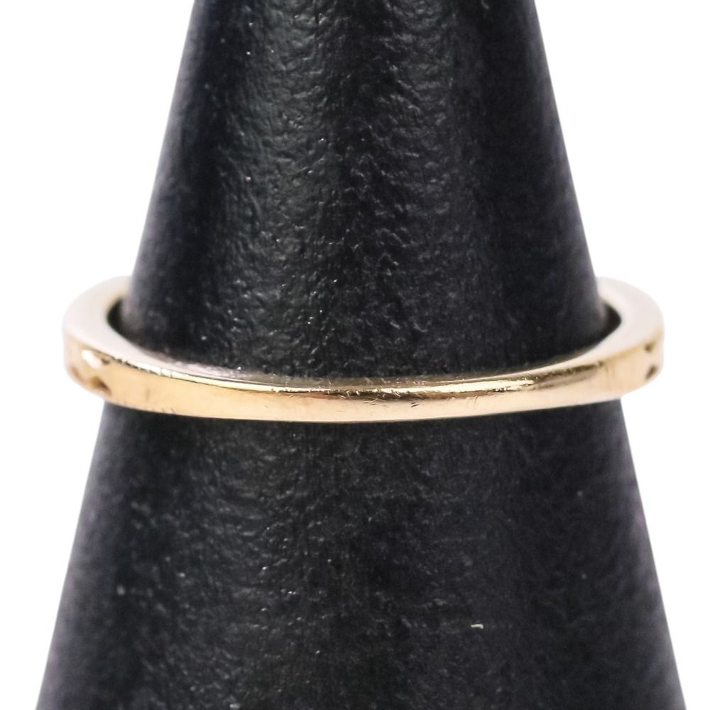美品 agete アガット K10 ダイヤモンド0.06ct ハーフエタニティ