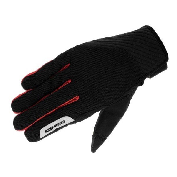 【新品】KOMINE  コミネ GK-1853 ストレッチメッシュグローブ ルーチェII ブラック/レッド Mサイズ GK-1853BKRDM (2561050)