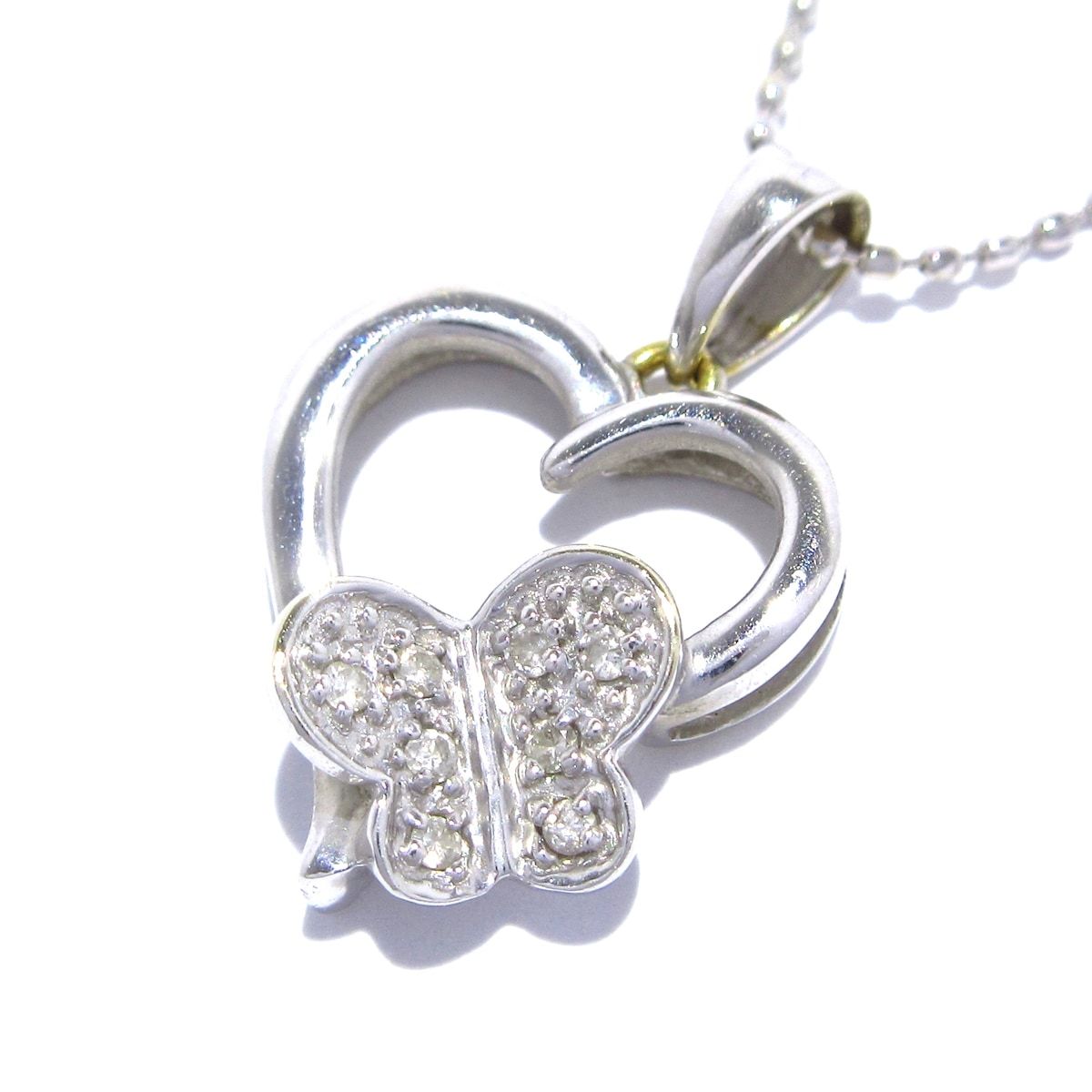 専用◆Folli Follie フォリフォリ ネックレス SILVER K18 Folli Follie - フォリフォリ ☆ K18 ダイヤモンド オープン