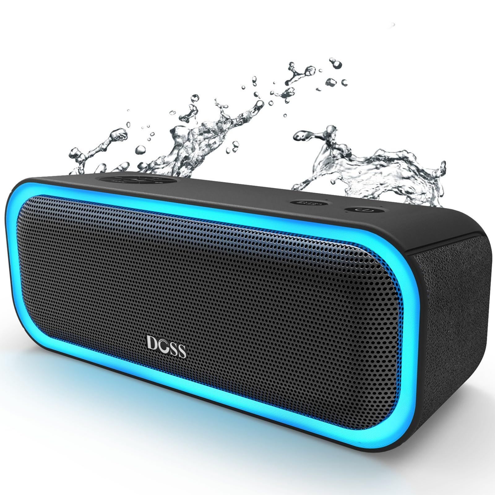 DOSS SoundBox Pro Bluetooth?スピーカー【20W イルミネーション機能 20時間再生 IPX6防水 パッシブラジエータ | DOSS SoundBox Pro Bluetooth スピーカー20W 強化された低音