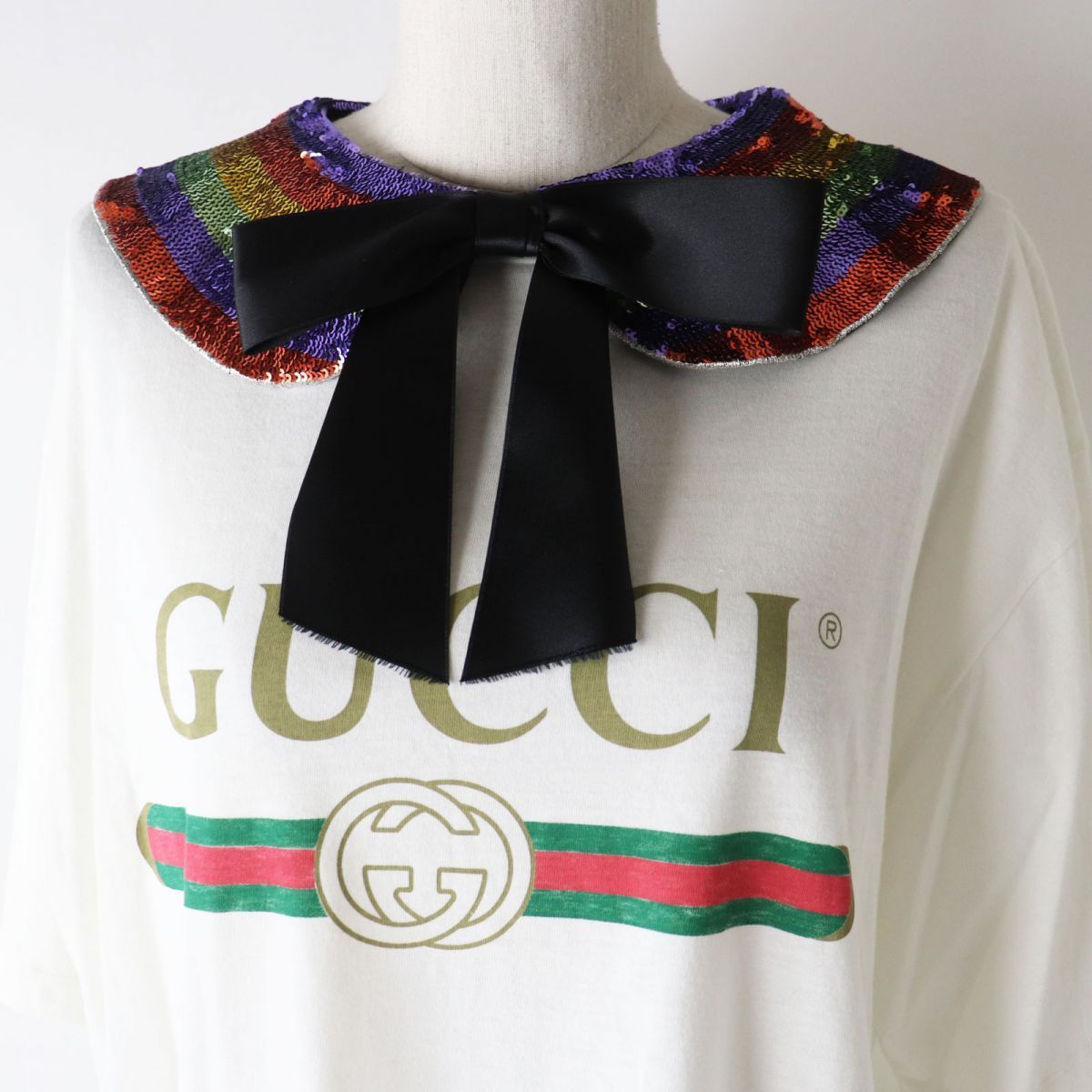 未使用品◎正規品 イタリア製 GUCCI グッチ 469307 オールドロゴ