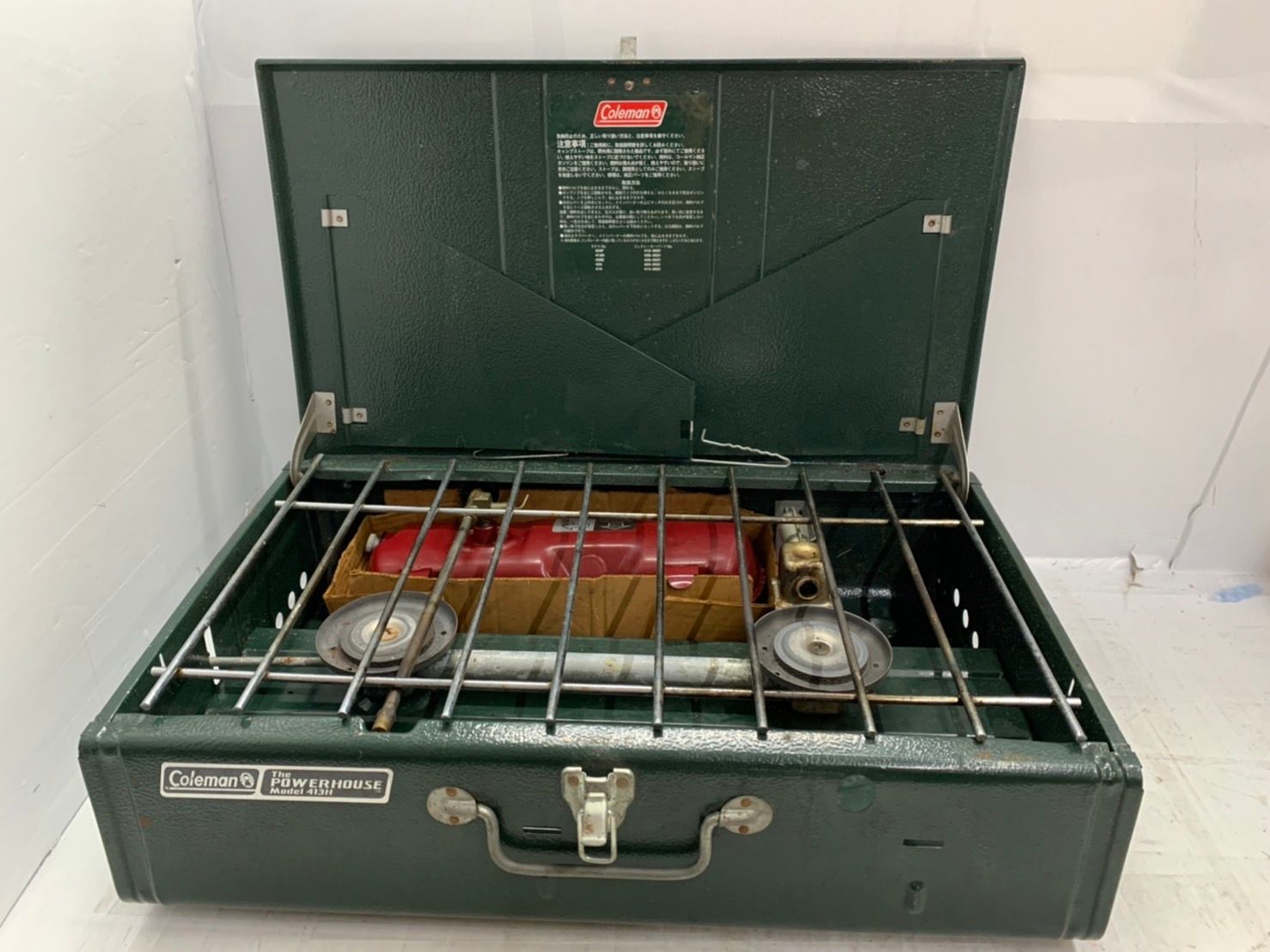 コールマン パワーハウスツーバーナー413 キャンプ アウトドア コンロ mc03015794 未使用品Coleman コールマン ツーバーナー パワーハウス413 POWERHOUSE