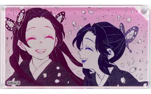 鬼滅の刃　原画展　兄弟・姉妹　アクリルキーホルダー　胡蝶しのぶ　胡蝶カナエ 鬼滅の刃 原画展 アクリルキーホルダーコレクション 兄弟姉妹