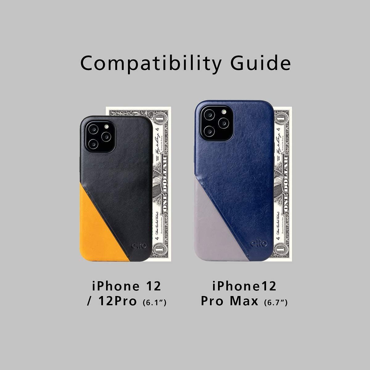 新着商品 12 Pro 6.1インチ 12 ポケットケース - イタリア製 本革 iPhone レザー 360 iPhone 耐衝撃ケース メトロ ハンドメイド Alto ブラック