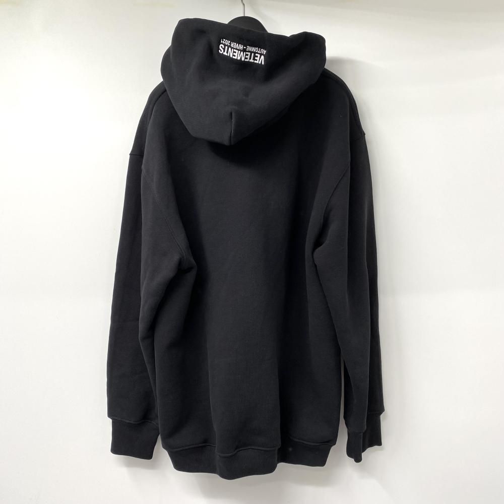 VETEMENTS 20AW ANTWERP SCREWED HOODIE サイズM ブラック UAH21TR536 パーカー ヴェトモン 17