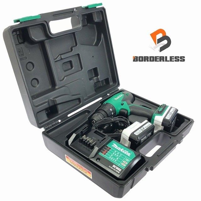 比較的 makita マキタ 14.4V 充電式震動ドライバドリル M850DSX バッテリー2個 14.4V 1.5Ah 充電器 ケース付