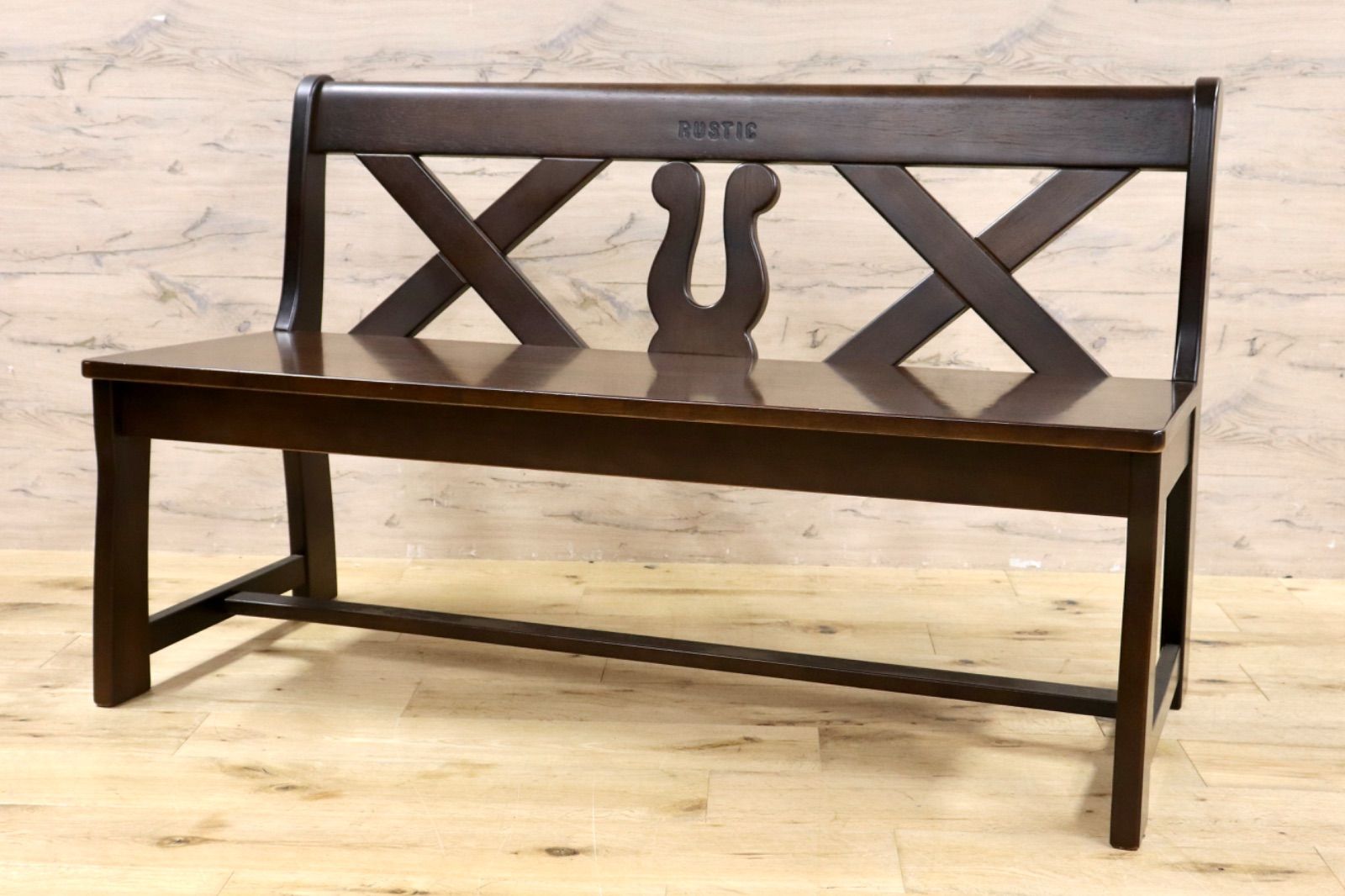 GMIH261D○karimoku | カリモク RUSTIC ルスティック ベンチ ダイニングチェア 椅子 レトロ カントリー 人気 国産家具