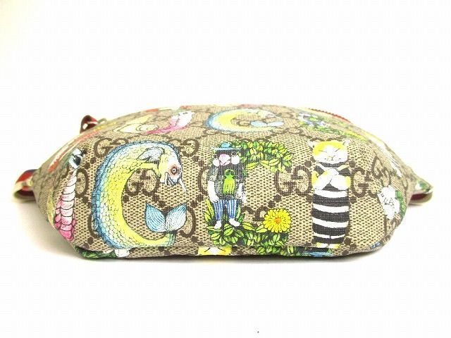 グッチ GUCCI GGスプリーム ヒグチユウコ ウエストバッグ ボディバッグ