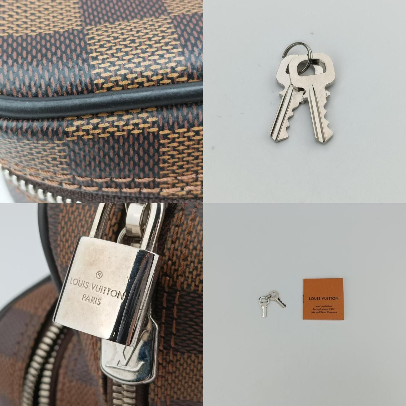 ルイヴィトンLouis Vuittonアマゾン ライノプリントエベヌ×マルチ ダミエ サバンナTR4116 ICチップ DECORATOM_COM_BR