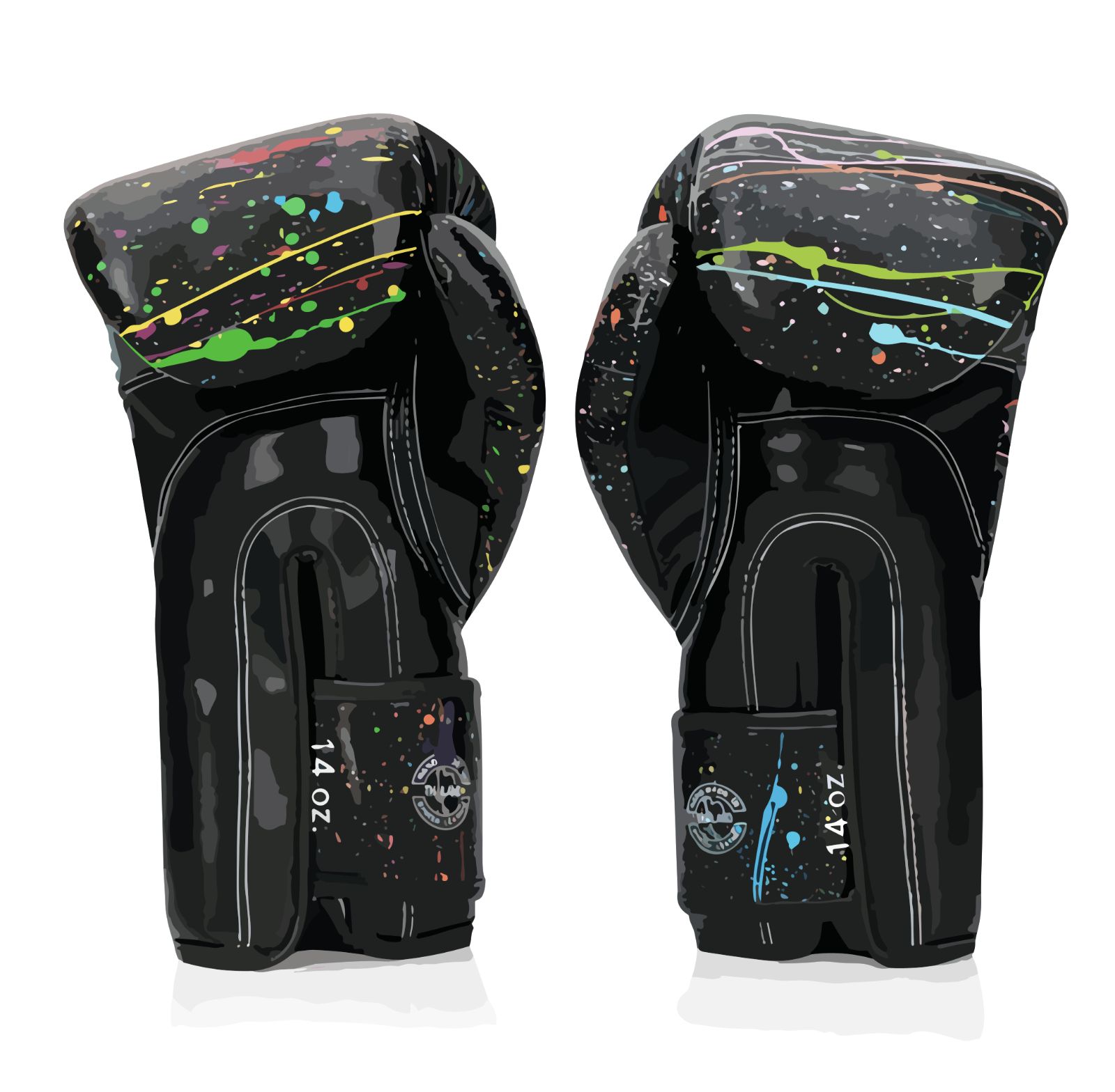 人気】 【新品】Fairtex グローブ BGV14 10oz Paint Black