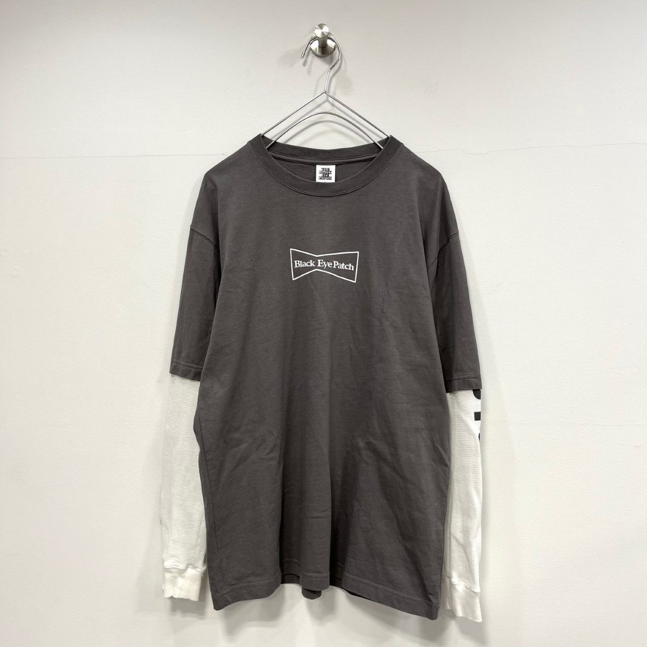 THE BLACK EYE PATCH×Wasted Youth Layered L/S Tee レイヤード ロング 