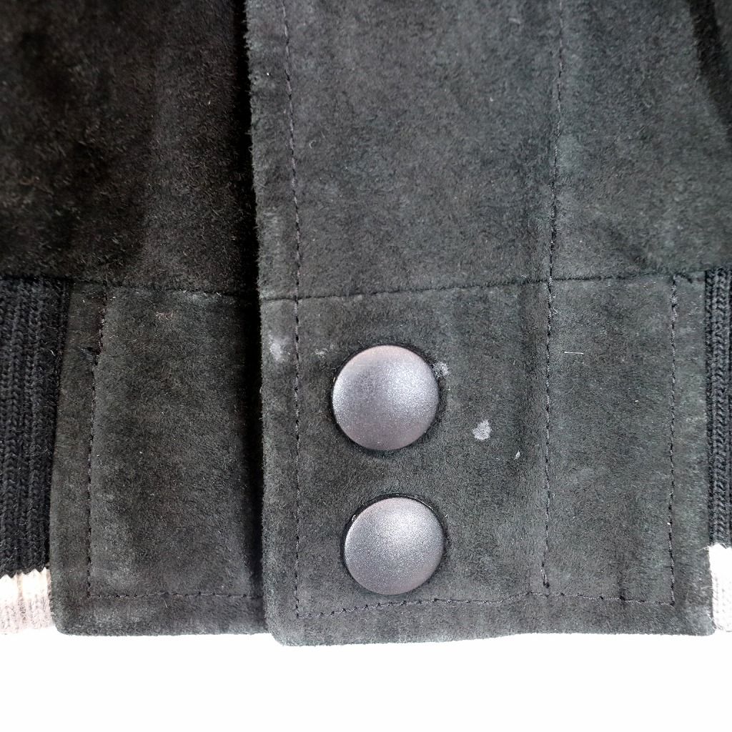 サイズ表記サイズL肩幅NFL ラスベガス・レイダース レザージャケット 防寒  アメカジ ブラック (メンズ L)   O0072