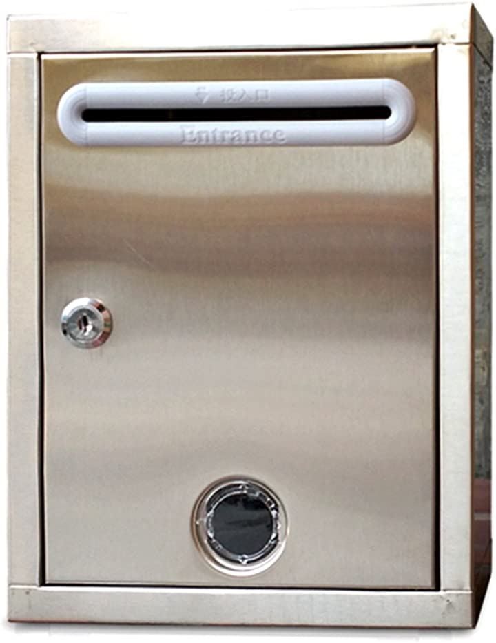 メールボックス1 シルバー アメリカンなレトロデザインのポスト Mail box 1（メール