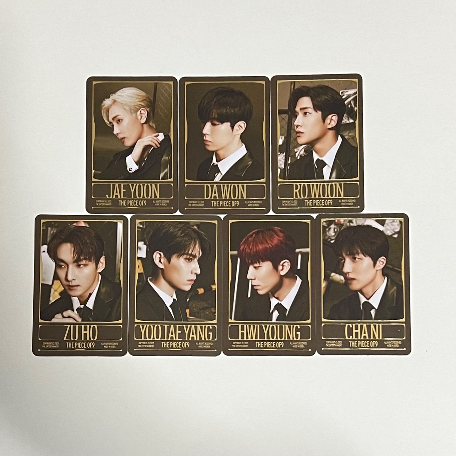 SF9 THE PIECE OF9 puzzle トレカ 中国ヨントン ロウン③ SF9 トレカ