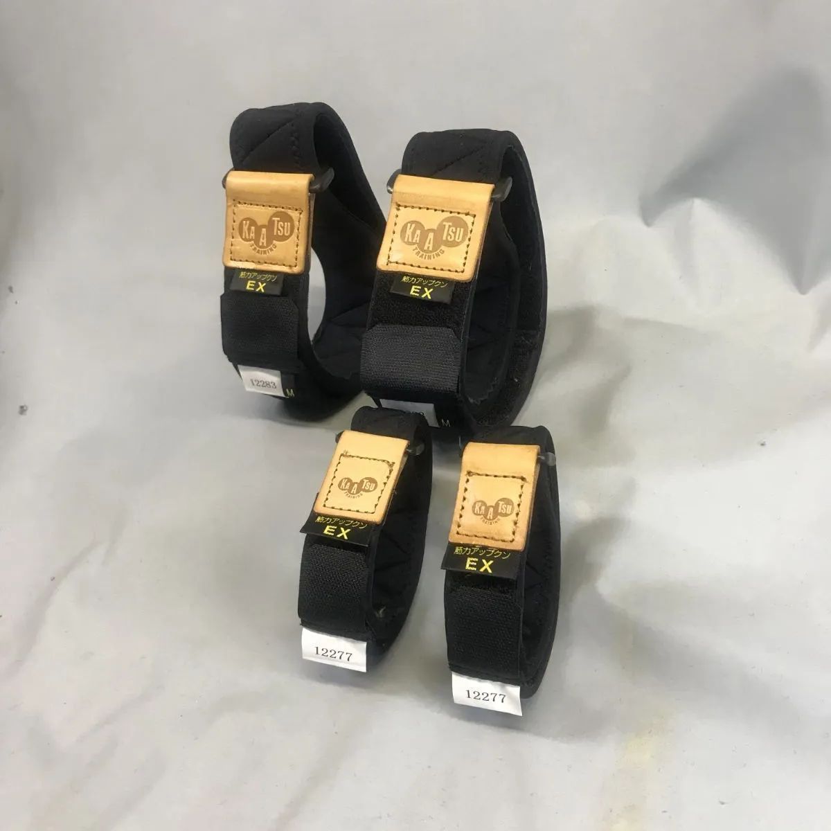 加圧ベルトEX 筋力アップクン ブラック Mサイズ 腕 脚フルセット ♥