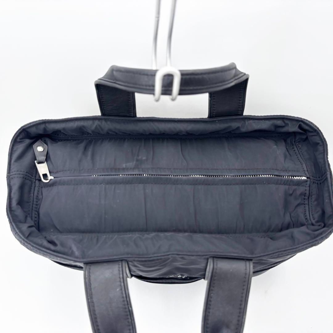 HERMES エルメス アカプMM トートバッグ ブラック ナイロン