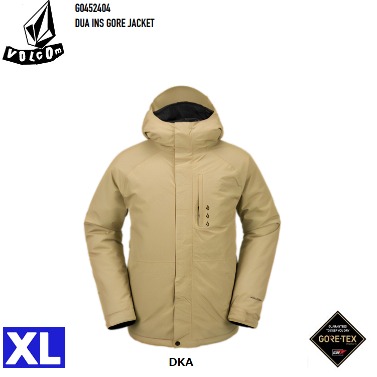 【新品未使用】VOLCOM DUA GORE-TEX　JACKET 23－24 /ボルコム　デュアゴア　ジャケット (COLOR:DKA / SIZE:XL )　GORE-TEX 2LAYER /2024　VOLCOM JAPAN正規品 G0652407