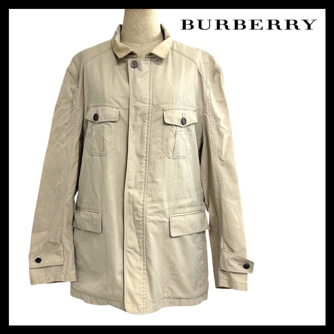 U【BURBERRY】トレンチコート クリーム系 アウター バーバリー LONDON