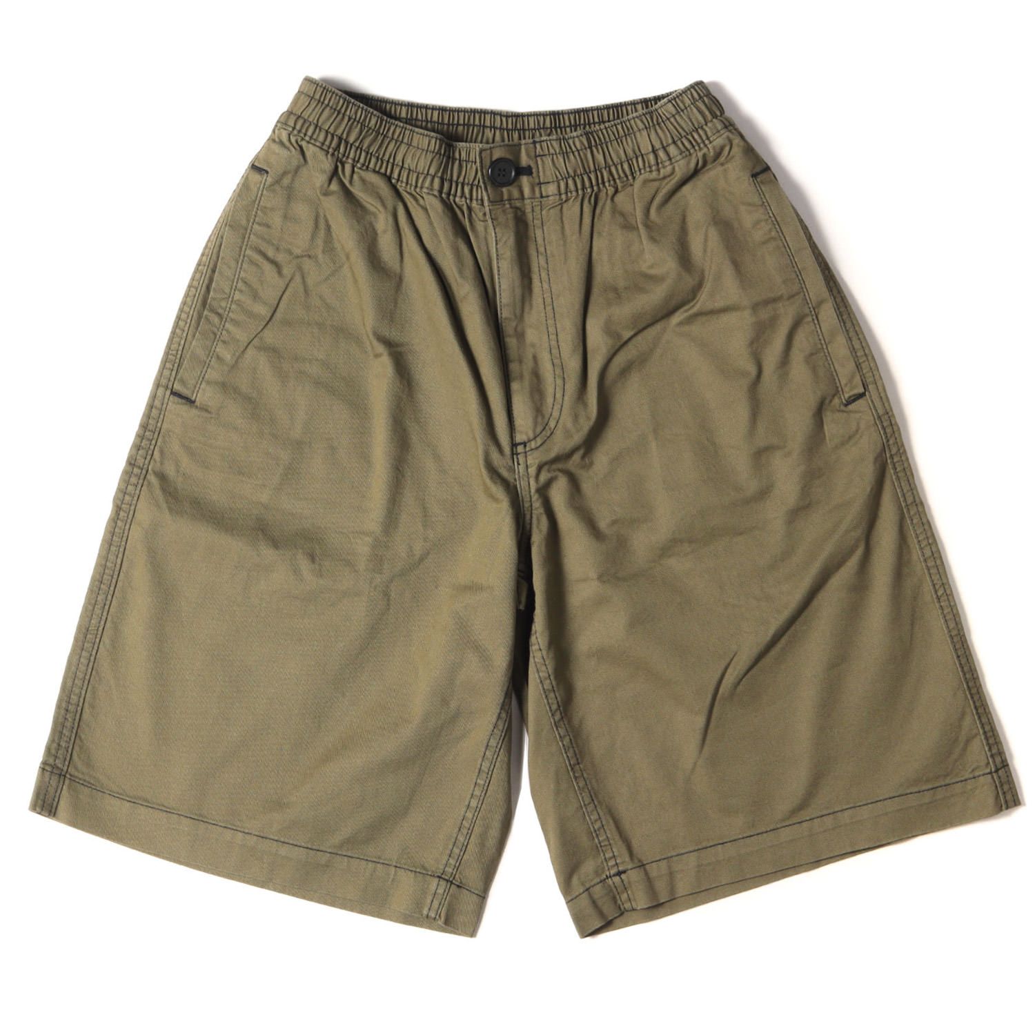 新品 MARNI マルニ パンツ サイズ：XS UNIQLO ユニクロ ワイド フィット ボクシー ショーツ 321-449563 ショートパンツ 22SS オリーブ ボトムス ズボン ブランド コラボ