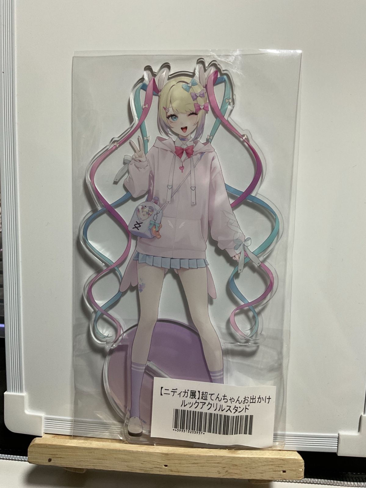 ニディガ展 2 おでかけルックアクリルスタンド 超てんちゃん あめちゃん 即購入⭕️ ニディガ展 超てんちゃん あめちゃん お出かけルック