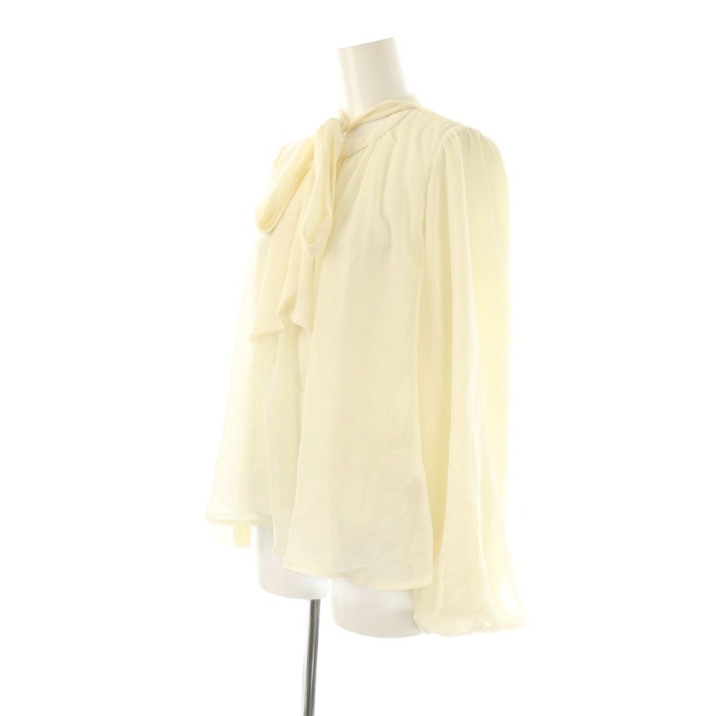 トップス Two-Way Bow-Tie Chiffon Blouse M 新色】Two-Way Bow-Tie Chiffon Blouse