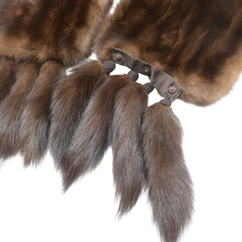 □未使用品□sable 毛皮 セーブル ストール VISCARDI セーブル ファー  