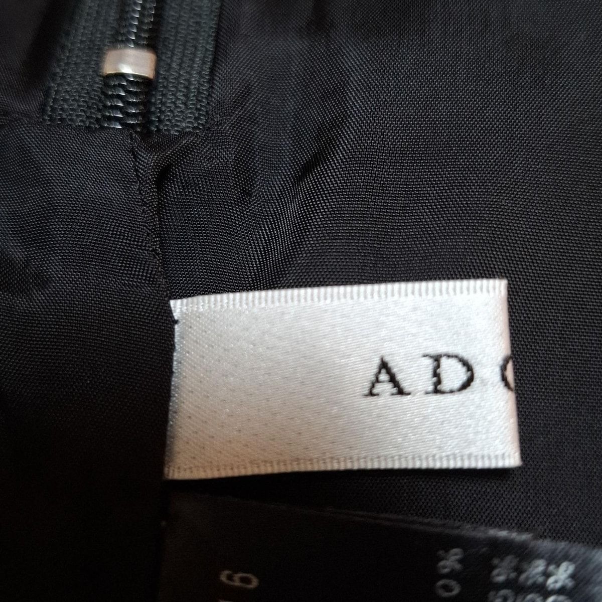ADORE アドーア ロングスカート サイズ38 M レディース - 黒×ダークグレー×グレー マキシ丈|チェック柄