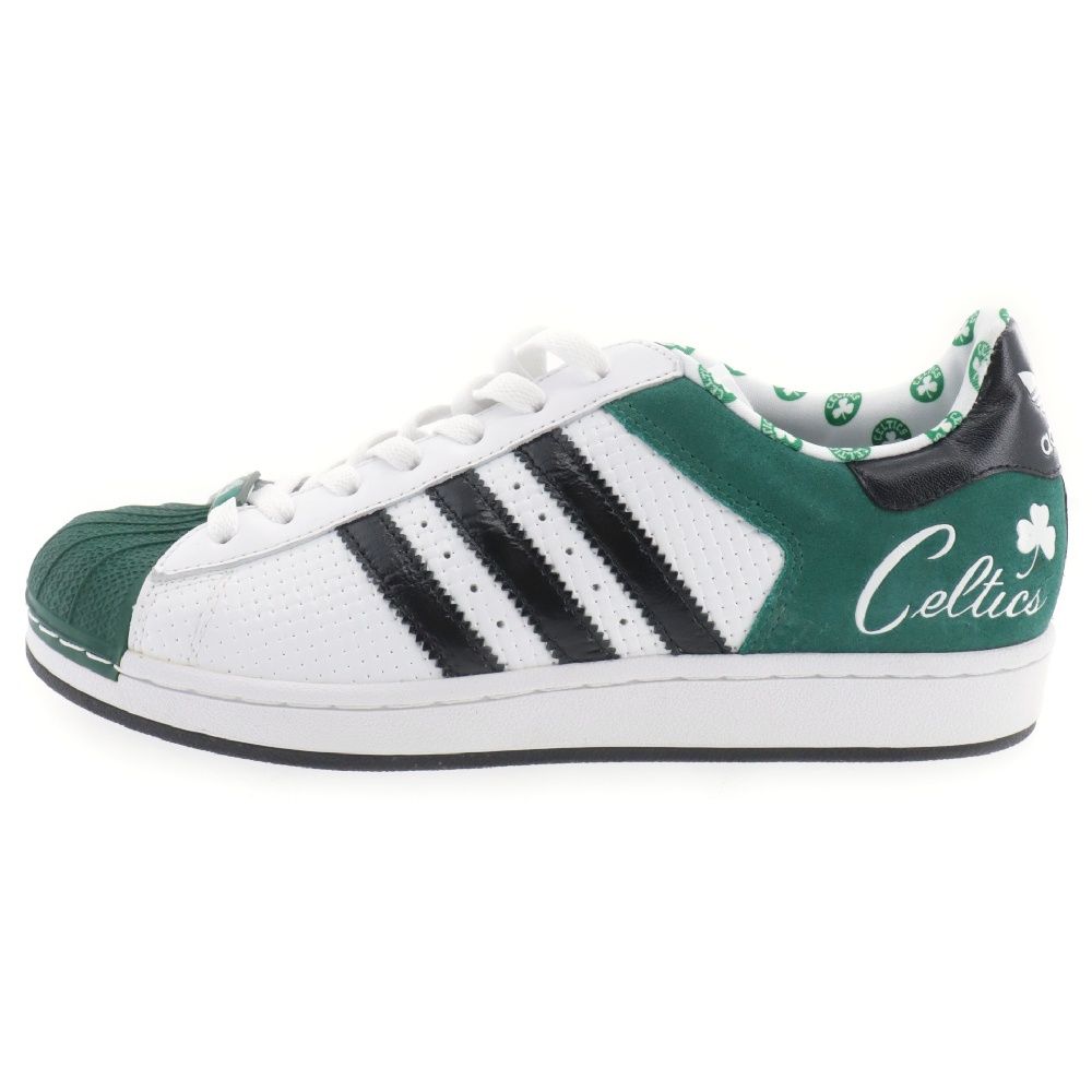 adidas (アディダス) superstar boston celtics SS1 NBA スーパースター ボストン セルティックス ローカットスニーカー シューズ 014118 ホワイト グリーン US9/27cm