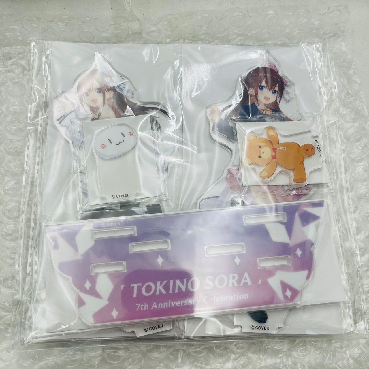 ホロライブ7周年記念グッズセット ぬいぐるみ-アクスタ-バッグ付き