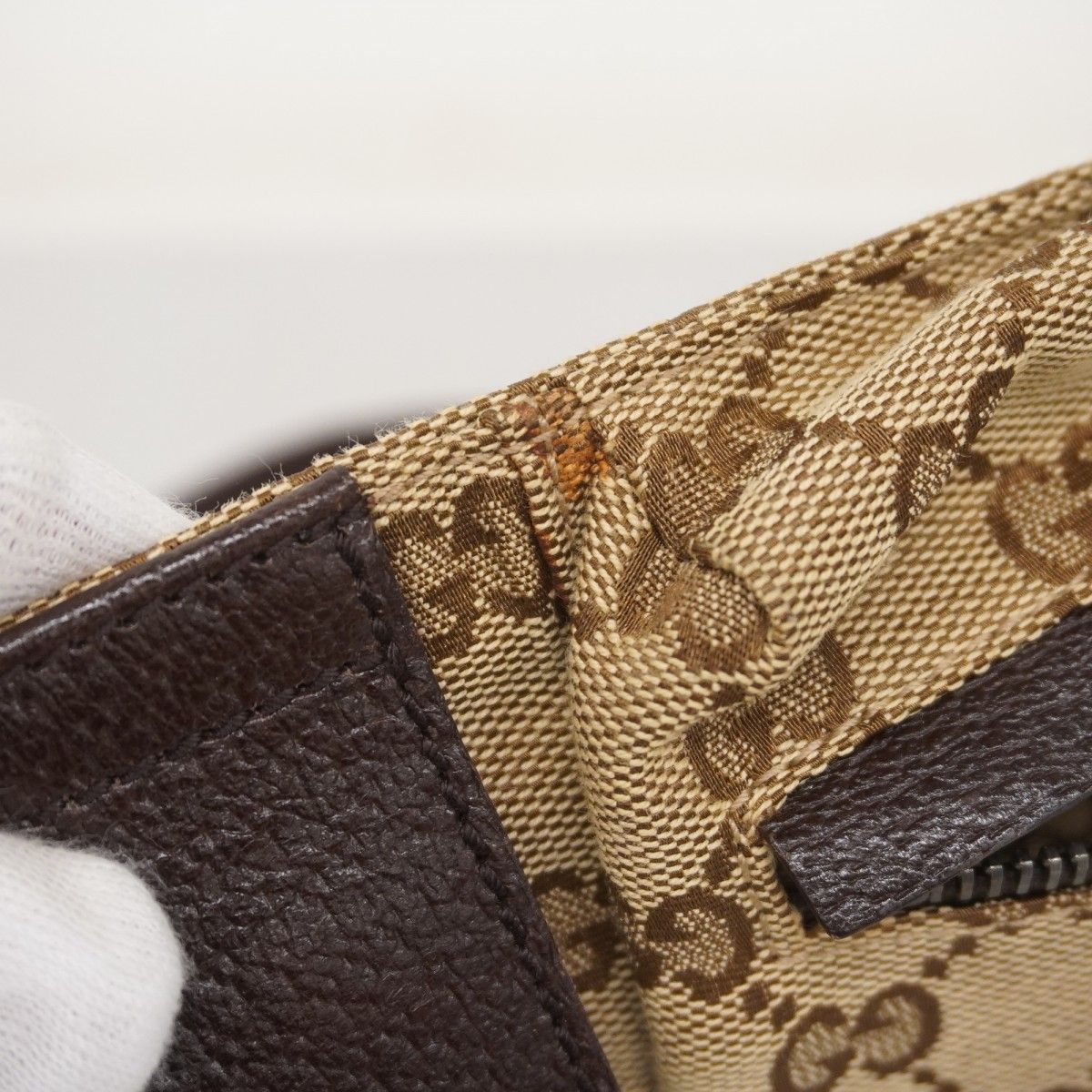 5ma0267-h グッチ ウエストバッグ GGキャンバス 28566 キャンバス ブラウン シルバー金具 レディース DECORATOM_COM_BR