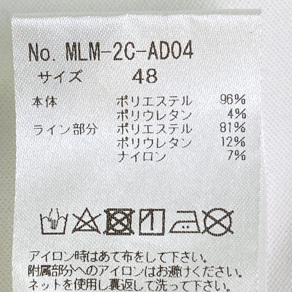 サイズ：48 MARK&LONA マークアンドロナ : ジップジャケット ホワイト