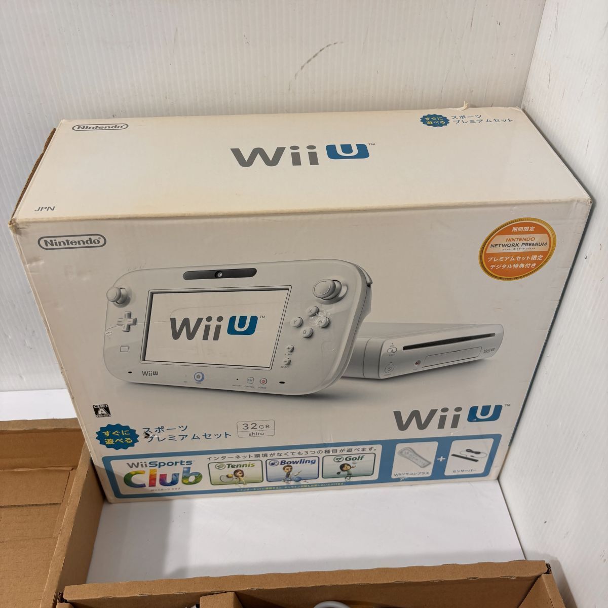 中古★WiiU★Nintendo ★本体(32GB)★動作確認済/初期化済★ 動作確認済】WiiU 本体 ホワイト マリオカートセット 動作確認