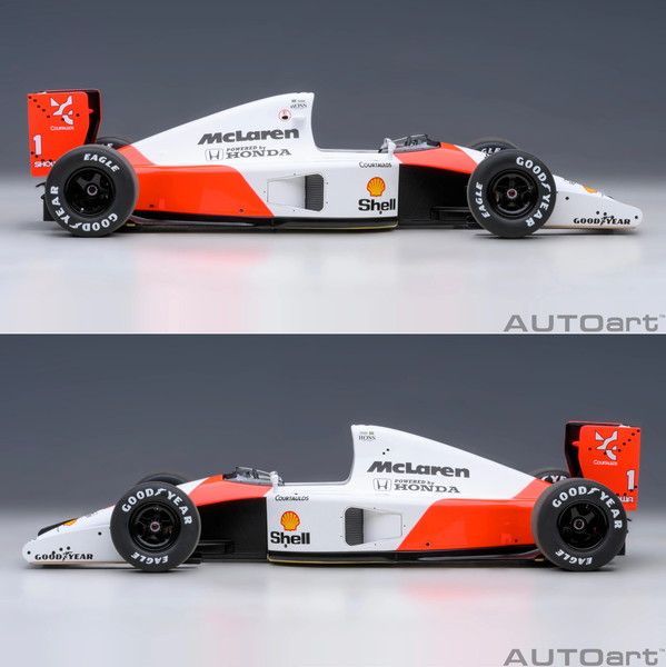 AUTOart 1/18 マクラーレンホンダ　MP4/6 #1 A.セナ　ロゴ 1/18 AUTOart 1991 McLaren Honda MP4/6 Japanese GP with