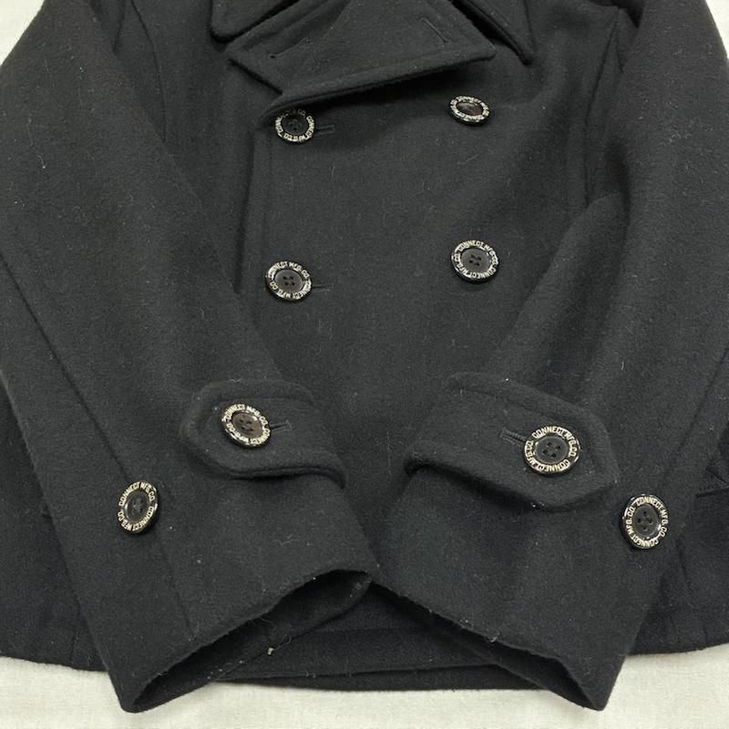 Pherrow's Pコート ブラック ショート丈 8ボタンusnavy XL