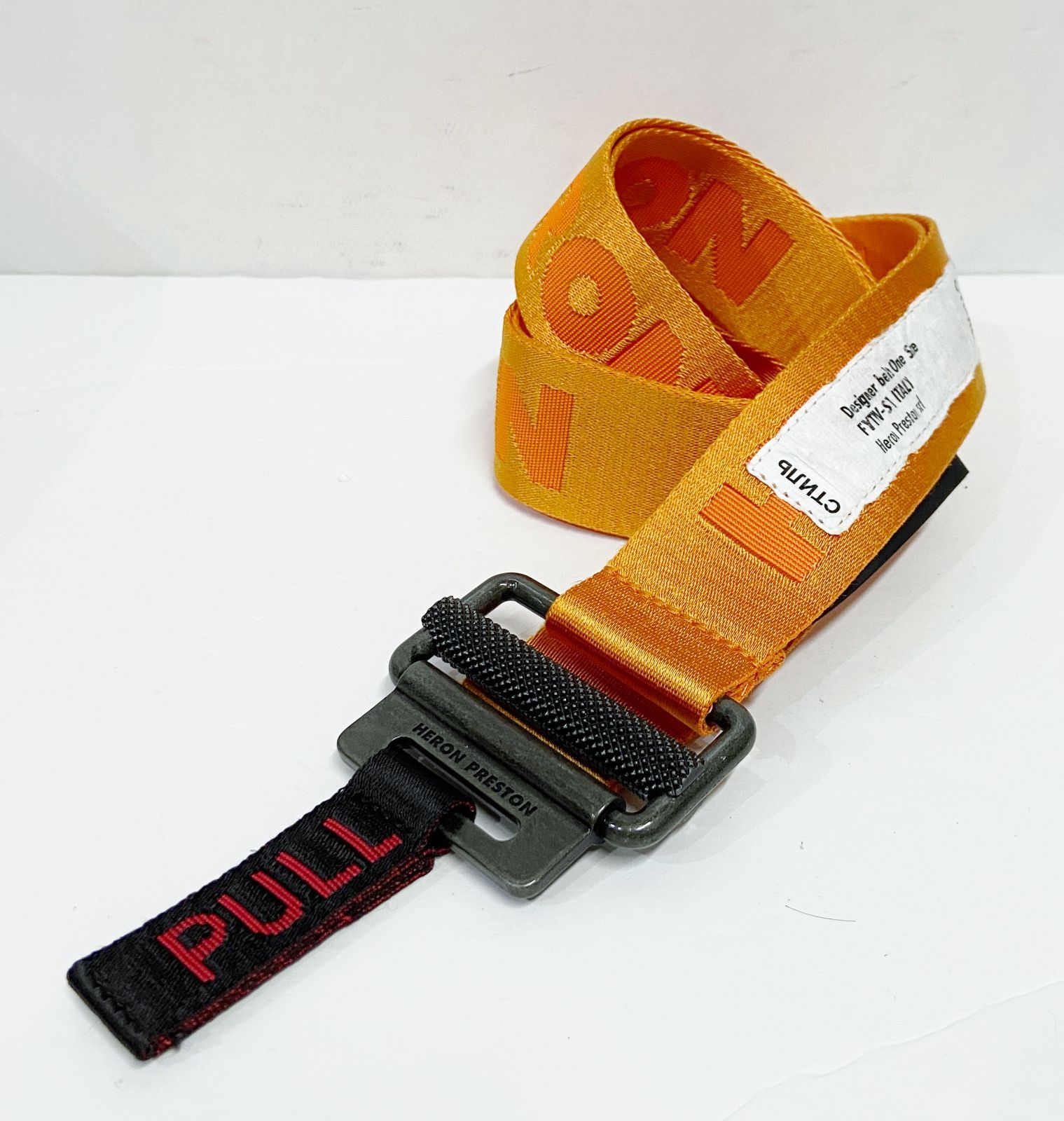 HERON PRESTON ヘロンプレストン ジャガードロゴベルト