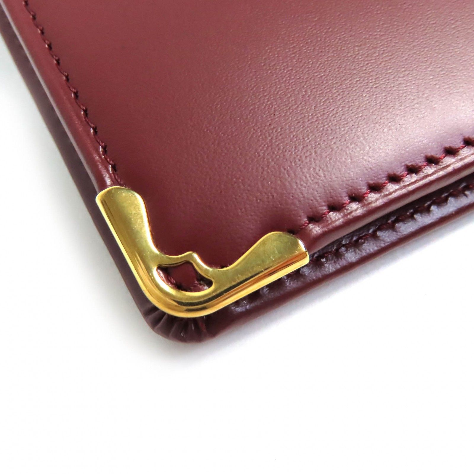 Cartier カルティエ マストライン レザー 二つ折り 長財布 札入れ