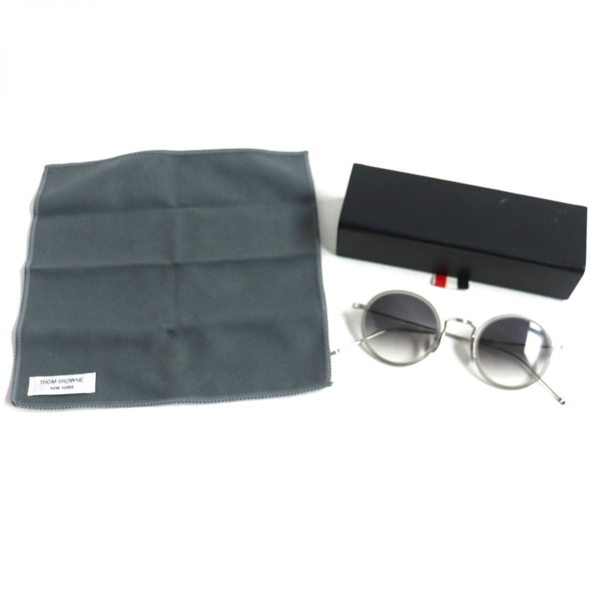 良品▽トムブラウン TBX906 46-03 グラデーションレンズ ラウンド 