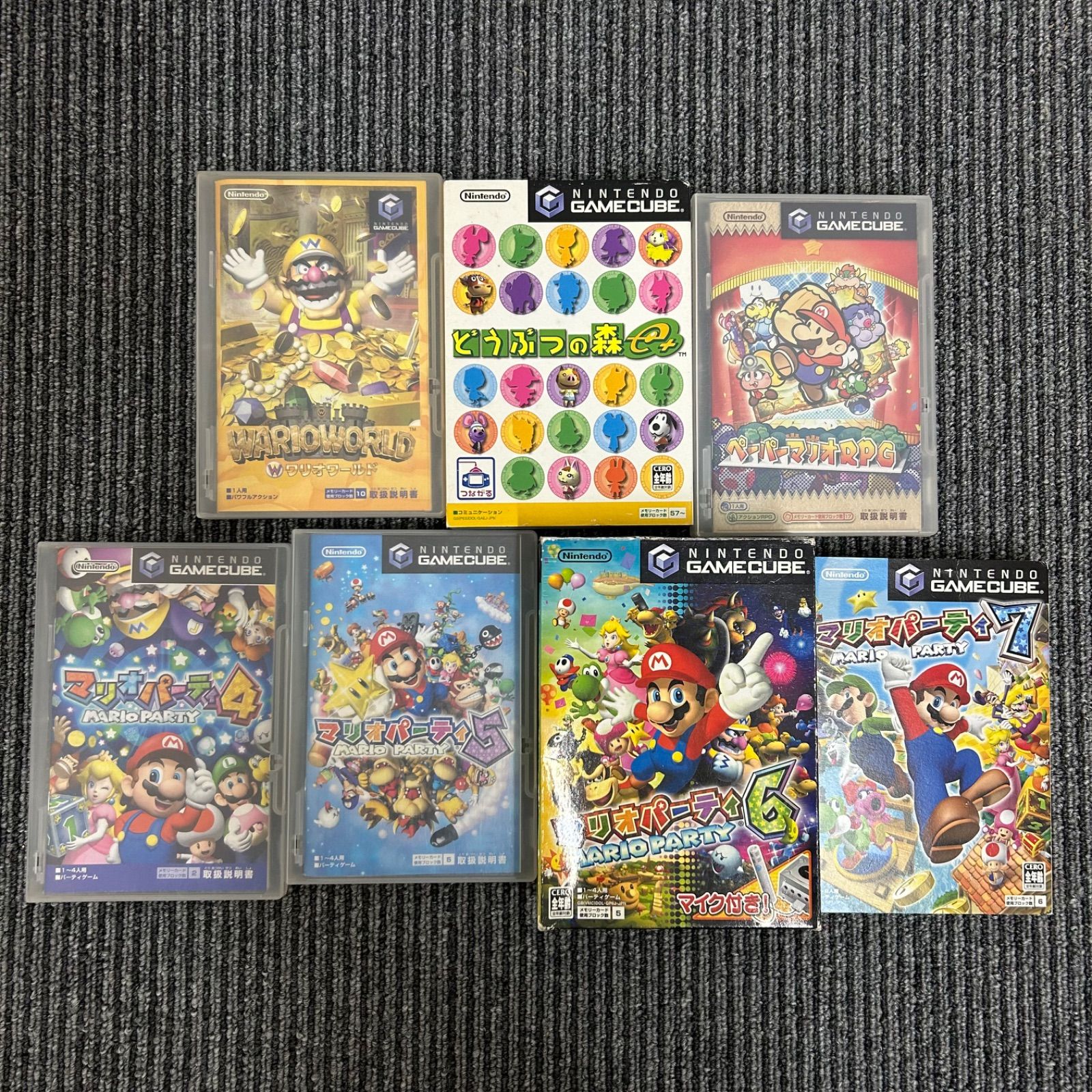 ゲームキューブ、カセット七品 ゲームキューブソフト7個セット - メルカリ