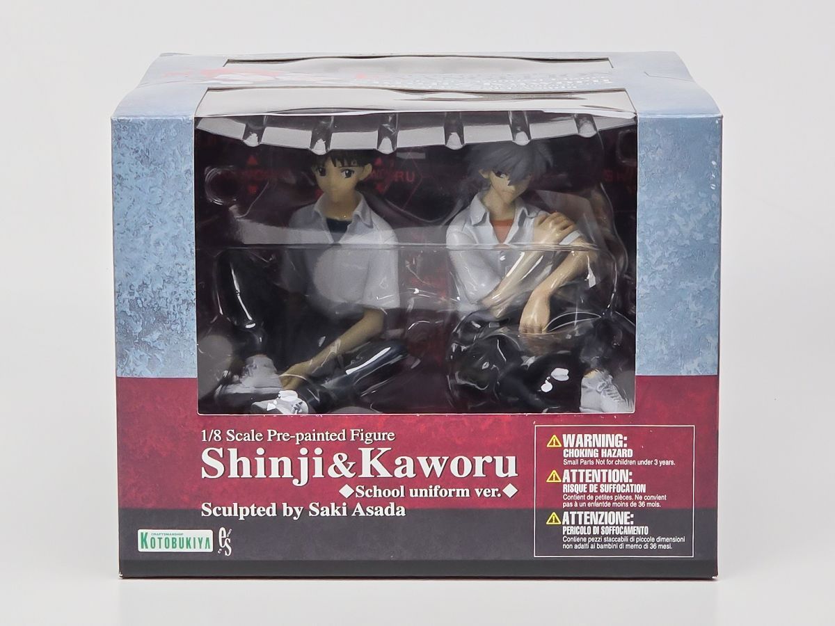 未開封 コトブキヤ 新世紀エヴァンゲリオン シンジ&カヲル 制服Ver 
