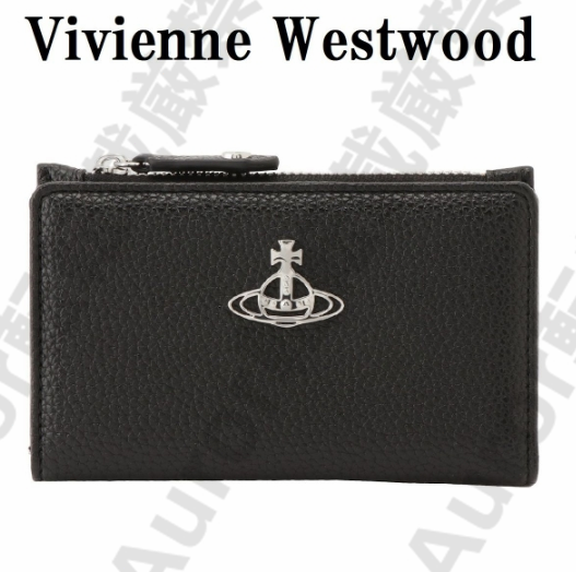 Vivienne Westwood ヴィヴィアン ウエストウッド 51110038 S000D N403 二つ折り カードケース コインケース 小銭入れ レディース ブラック