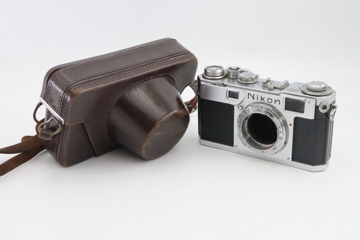 Nikon S2 シルバーボディ レンジファインダー フィルムカメラ ニコン f01106