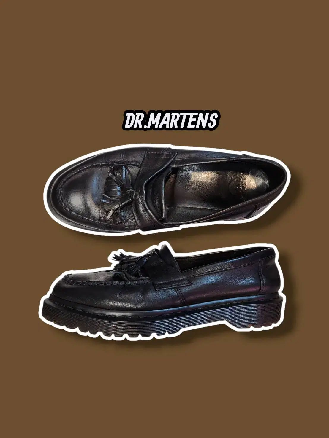 UK7| DR. MARTENS リーロイ タッセル ローファー |1016
